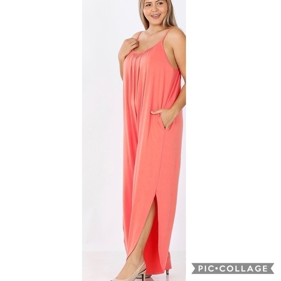 Curvy Plus: Smokey Blue 1 Piece Jumper - Picture 4 of 6